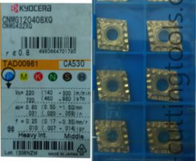 Mảnh dao tiện CNMG120408XQ CA530