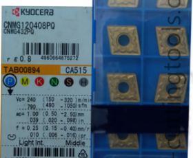 Mảnh dao tiện CNMG120408PQ CA515